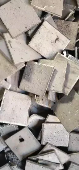 Material de níquel de alto estándar Material de metal Níquel electrolítico Fabricantes de láminas de níquel Ventas directas 99.99% Palte de níquel