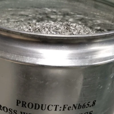 Ferro Niobium Lump 65%Min Nb para fundir Superalloy con el precio bajo