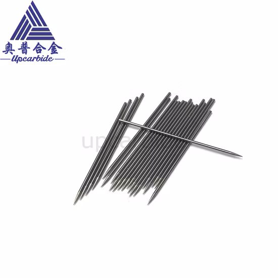  Descarga 99.98% Dia.  Electrodo de poste de aguja de wolframio de tungsteno puro de 1,0*40mm